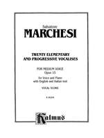 Salvatore Marchesi: Twenty Elementary and Progressive Vocalises, Op. 15 Product Image
