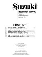 Suzuki Recorder School (Soprano Recorder) Recorder Part, Volume 4 Product Image