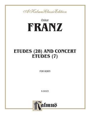Oskar Franz: Etudes and Concert Etudes