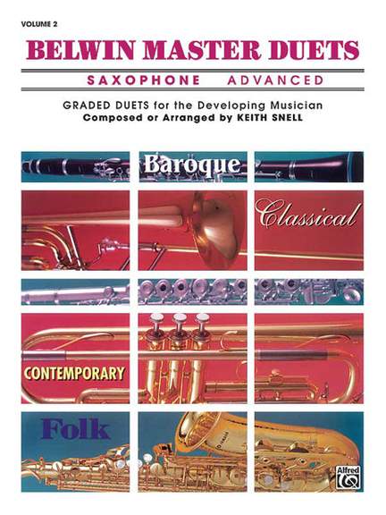 Belwin Master Duets (Saxophone), Advanced Volume 2