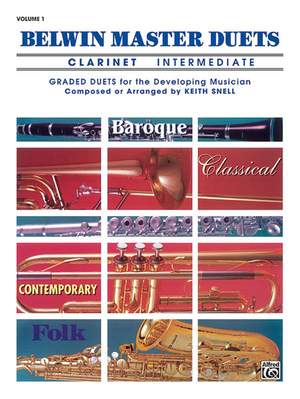 Belwin Master Duets (Clarinet), Intermediate Volume 1