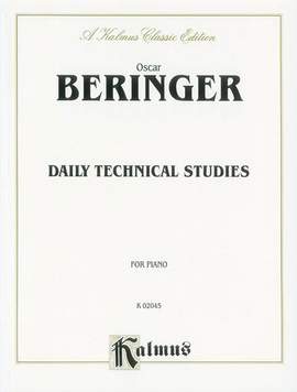 Oscar Beringer: Daily Technical Studies for Piano