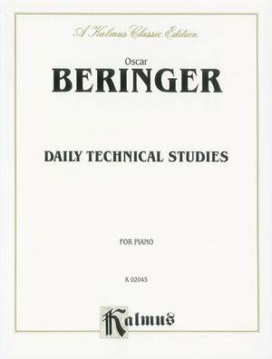 Oscar Beringer: Daily Technical Studies for Piano
