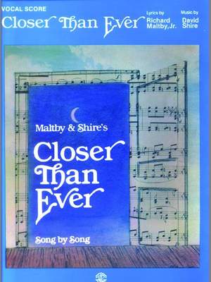 David Shire: Closer Than Ever (Vocal Score)