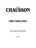 Ernest Chausson: Thirty-Three Songs Product Image