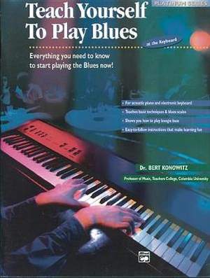 Konowitz, Bert: Teach Yourself to Play Blues. Book only