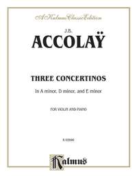 J.B. Accolay: Three Concertinos
