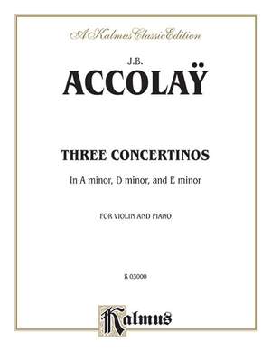 J.B. Accolay: Three Concertinos