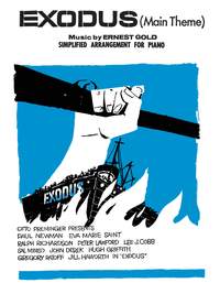 Gold, Ernest: Exodus Main Theme (easy piano)