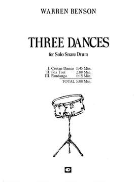 Warren Benson: Three Dances