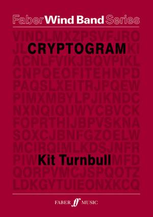 Turnbull, Kit: Cryptogram (wind band score and parts)