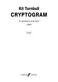 Turnbull, Kit: Cryptogram (wind band score)