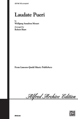 Wolfgang Amadeus Mozart: Laudate Pueri SATB