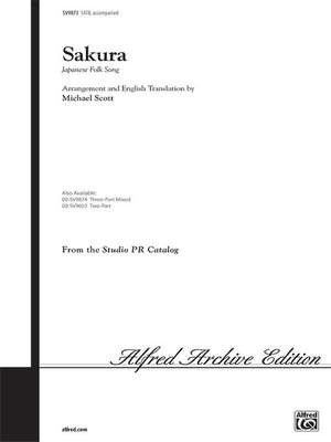 Sakura (Japanese Folk Song) SATB