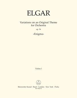 Elgar, E: Variations for Orchestra, Op.36 (Enigma) (Urtext)
