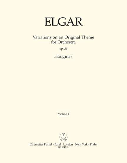 Elgar, E: Variations for Orchestra, Op.36 (Enigma) (Urtext)