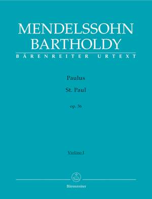 Mendelssohn, F: Saint Paul, Op.36 (G-E) (Urtext)