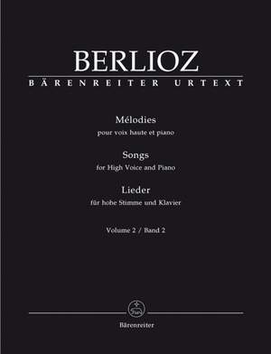 Berlioz, H: Songs for High Voice and Piano, Vol. 2 (Urtext)