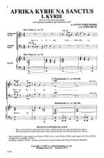 Andy Beck/Patsy Ford Simms: Afrika Kyrie na Sanctus SATB Product Image
