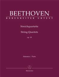 Beethoven, L van: String Quartets, Op.18 Nos. 1 - 6 (Urtext)