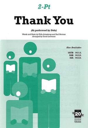 Dido: Thank you. 2-part accompanied