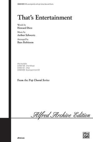 Arthur Schwartz: That's Entertainment SATB