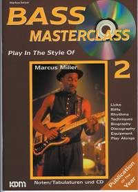 Bass Masterclass Band 2: Play in the Style of Marcus Miller