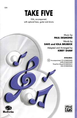 Paul Desmond: Take Five SSA