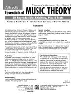 Alfred's Essentials of Music Theory: Teacher's Activity Kit, Book 3 Product Image