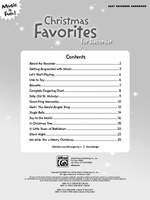 Christmas Favorites for Recorder Product Image