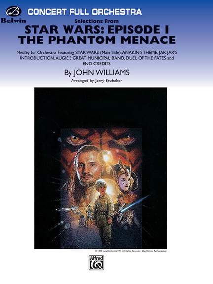 Star Wars: Episode I The Phantom Menace, Selections from