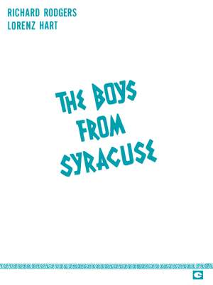 Rodgers, R: Boys From Syracuse, The (vocal score)