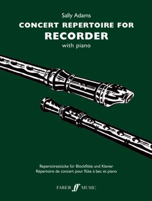 Sally Adams: Concert Repertoire for Recorder