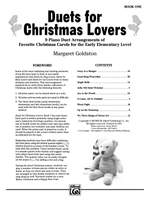 Duets for Christmas Lovers, Book 1 Product Image