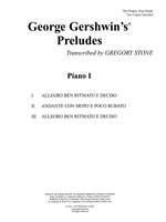 George Gershwin: Preludes Product Image