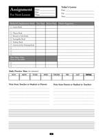 My Lesson Assignment Book Product Image
