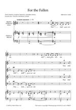 Ashe: For the Fallen. SATB accompanied Product Image