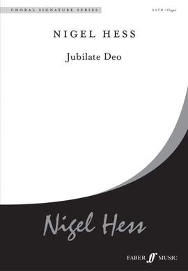 Hess: Jubilate Deo. SATB and organ