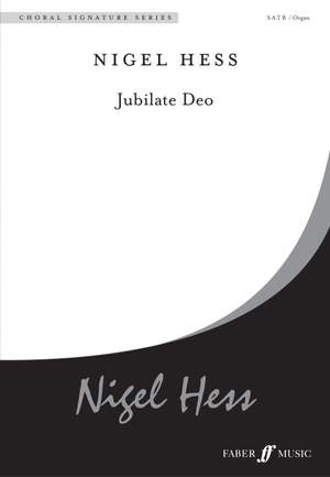 Hess: Jubilate Deo. SATB and organ
