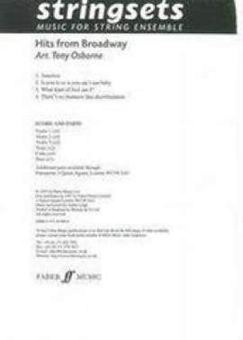 Osborne, Tony: Broadway Hits. Stringsets