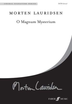 Lauridsen: O magnum mysterium. SATB unacc.
