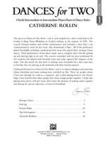 Catherine Rollin: Dances for Two, Book 1 Product Image