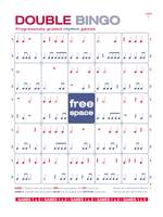 Alfred's Essentials of Music Theory: Double Bingo Game -- Rhythm Product Image