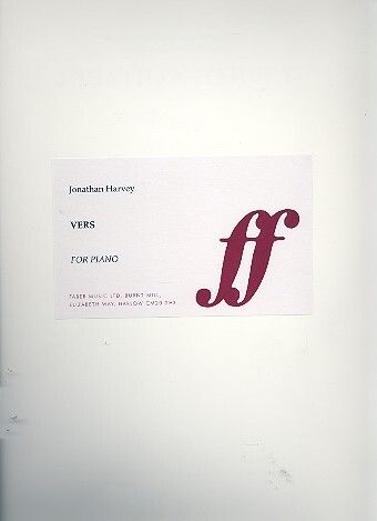 Harvey, Jonathan: Vers (piano)