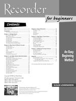 Recorder for Beginners Product Image