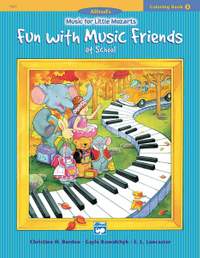 Music for Little Mozarts: Coloring Book 3 -- Fun with Music Friends at the Piano Lesson