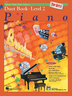 Alfred's Basic Piano Library: Top Hits! Duet Book 2