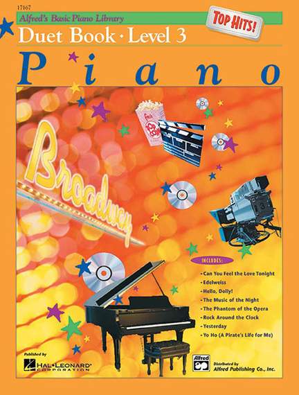 Alfred's Basic Piano Library: Top Hits! Duet Book 3