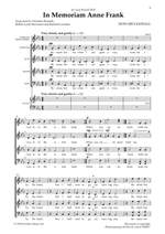 Goodall: In Memoriam Anne Frank. SATB acc. Product Image
