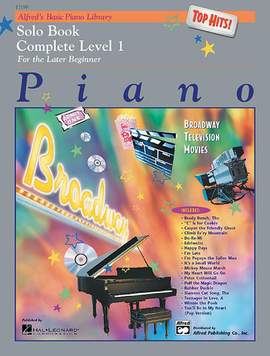 Alfred's Basic Piano Course: Top Hits! Solo Book Complete 1 (1A/1B)